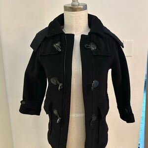 Burberry Black Toggle Detail